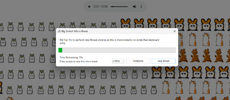 Big Stretch Reminder screenshot