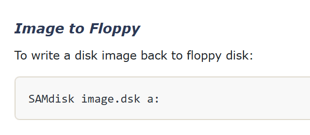 SAMdisk screenshot