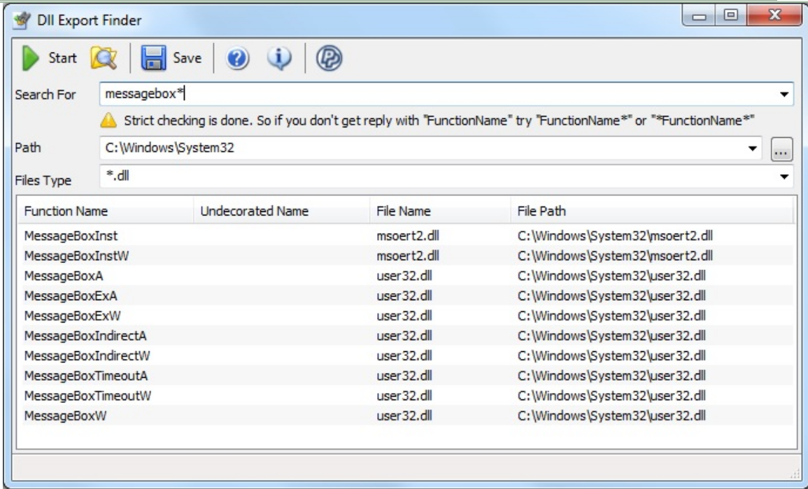 Dll Export Finder screenshot