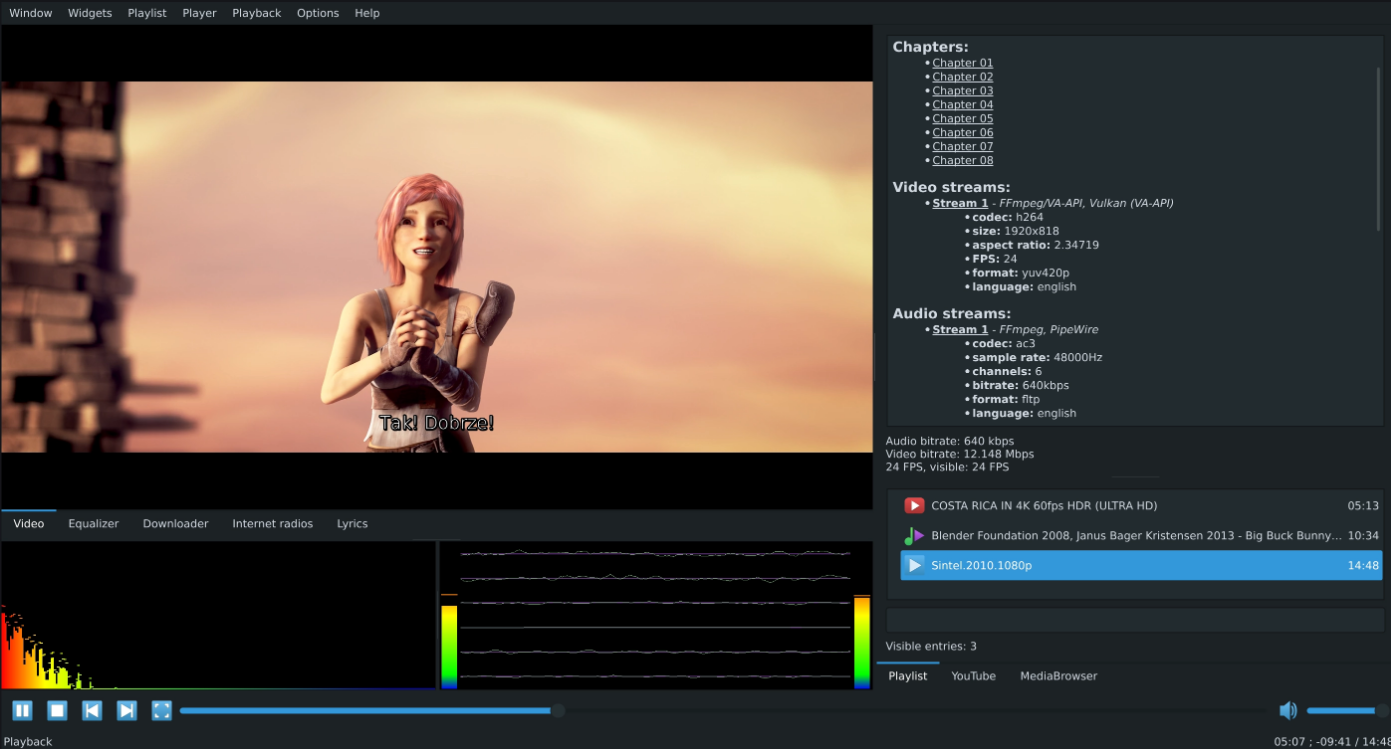 Universal Media Player screenshot