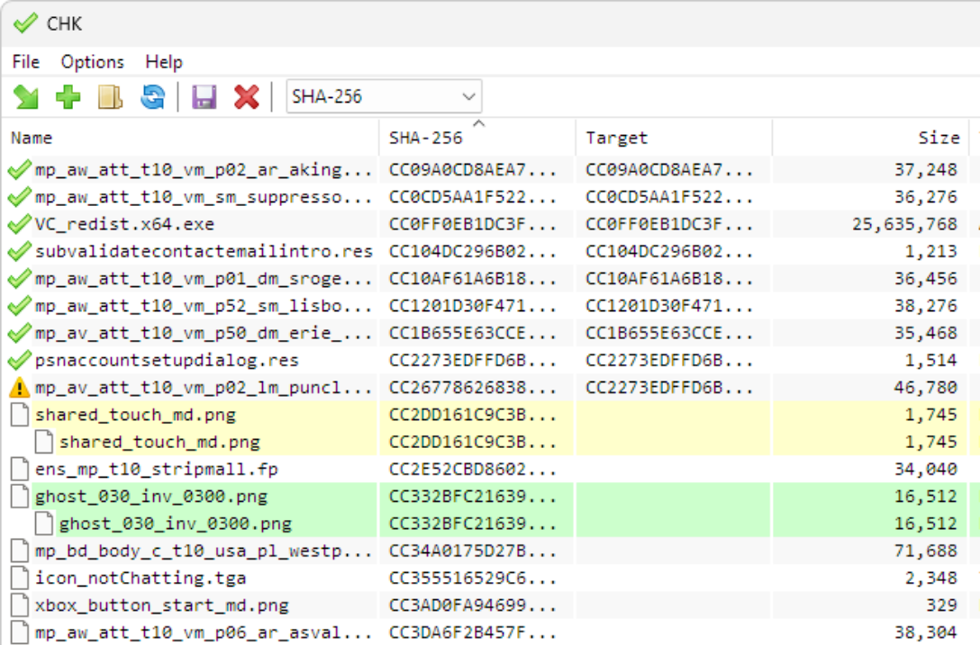 File Integrity Verifier screenshot