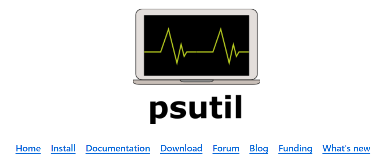 psutil screenshot