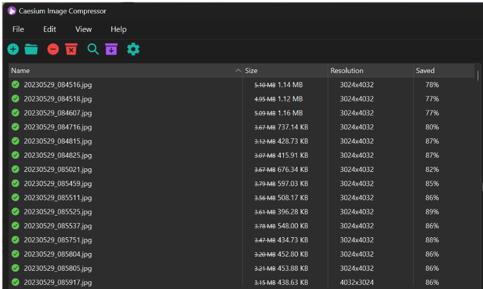 ImageShrink Pro screenshot