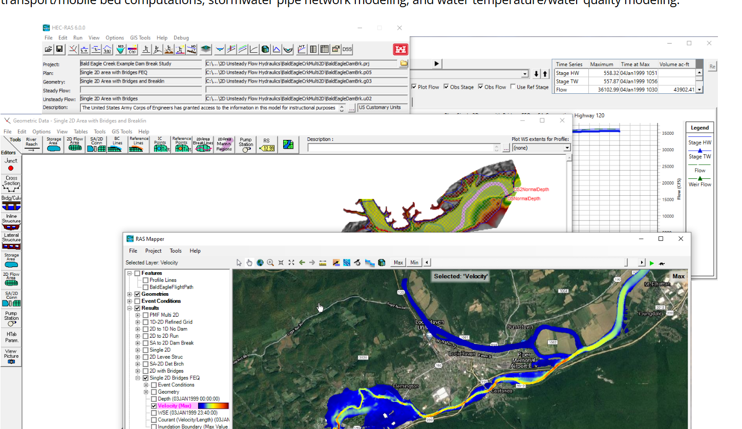 HEC-RAS screenshot