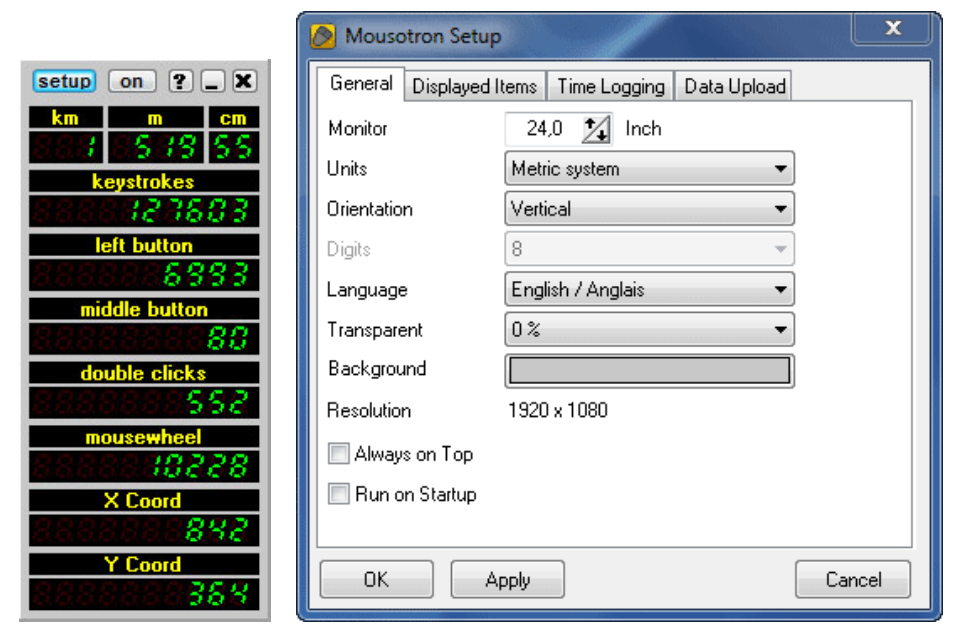 Mousotron screenshot