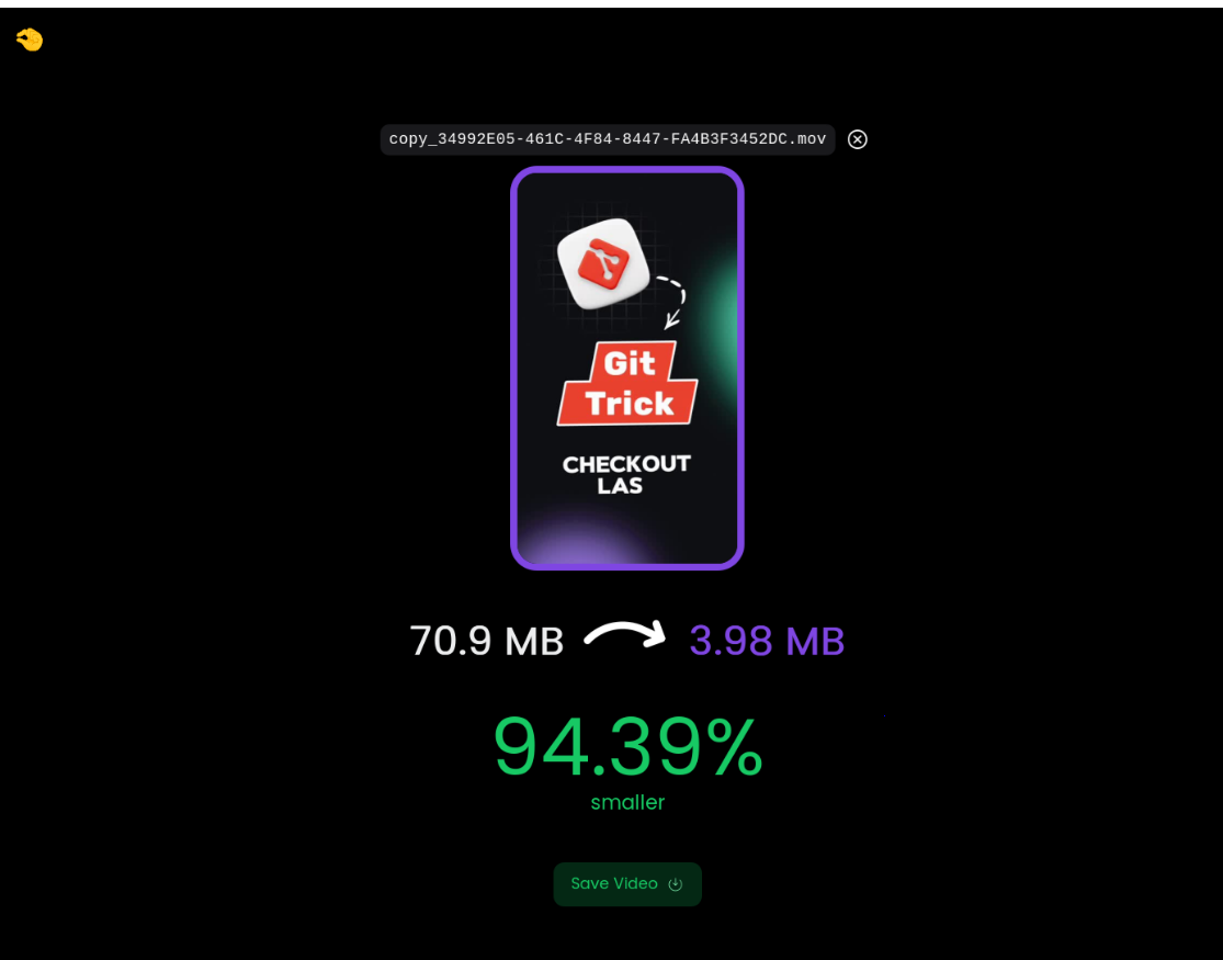 CompressO screenshot