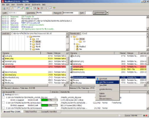 FileZilla Server screenshot