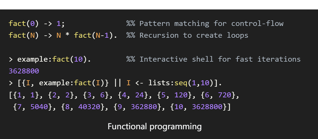 Erlang OTP screenshot