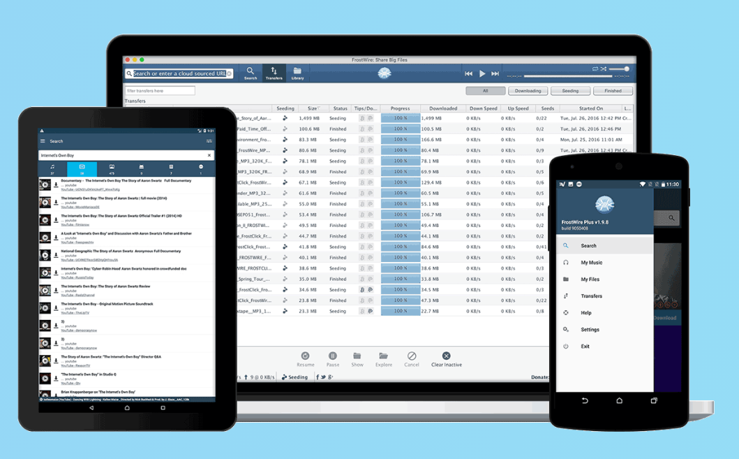 FrostWire screenshot