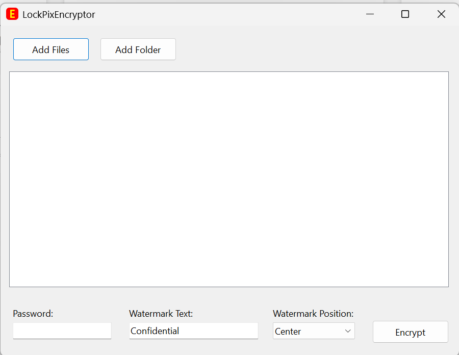 LockPixEncryptor screenshot