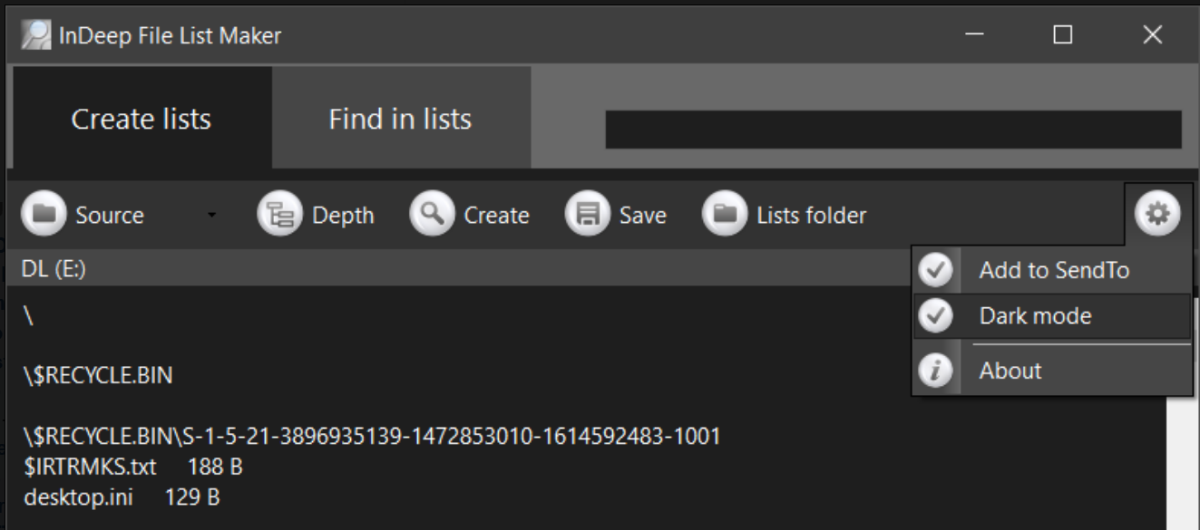 File List Maker screenshot