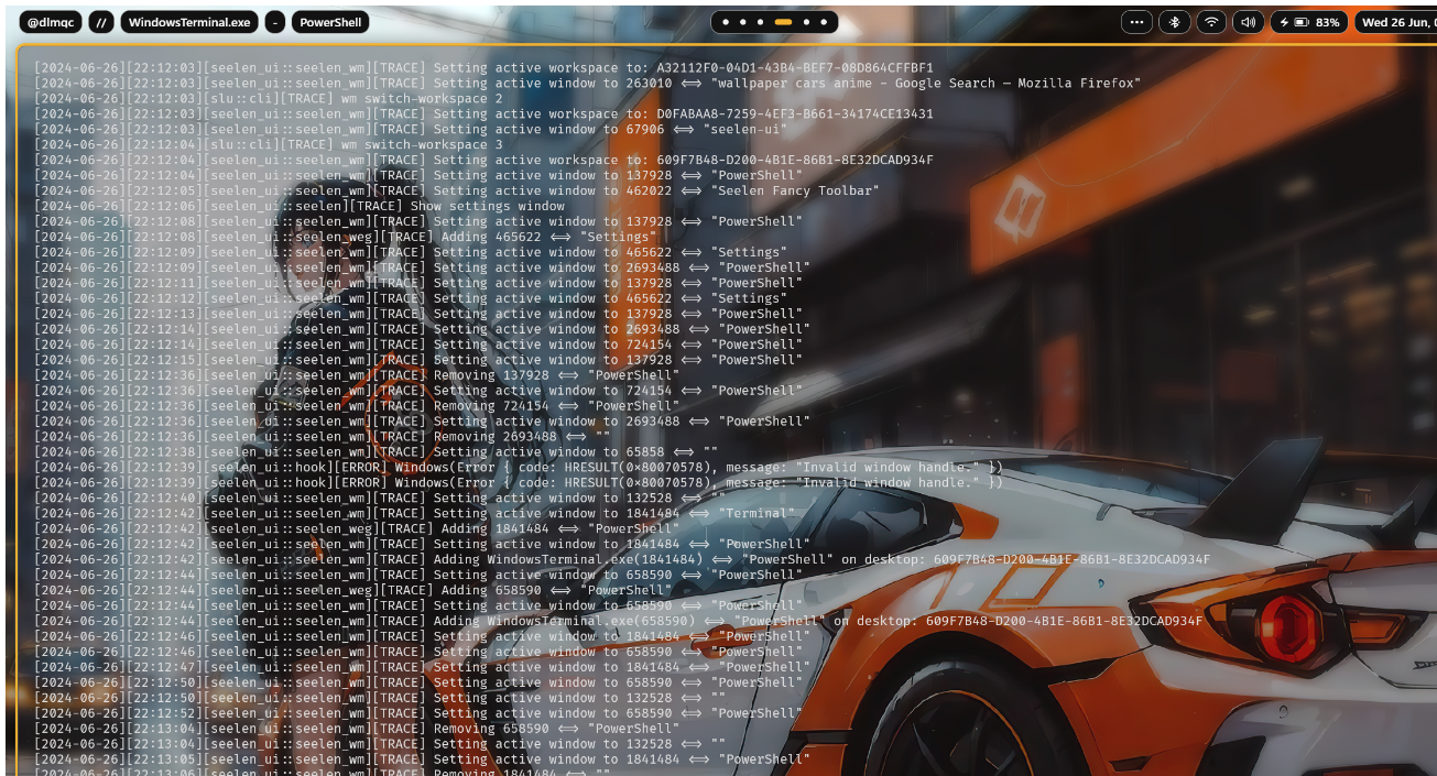 Seelen UI screenshot